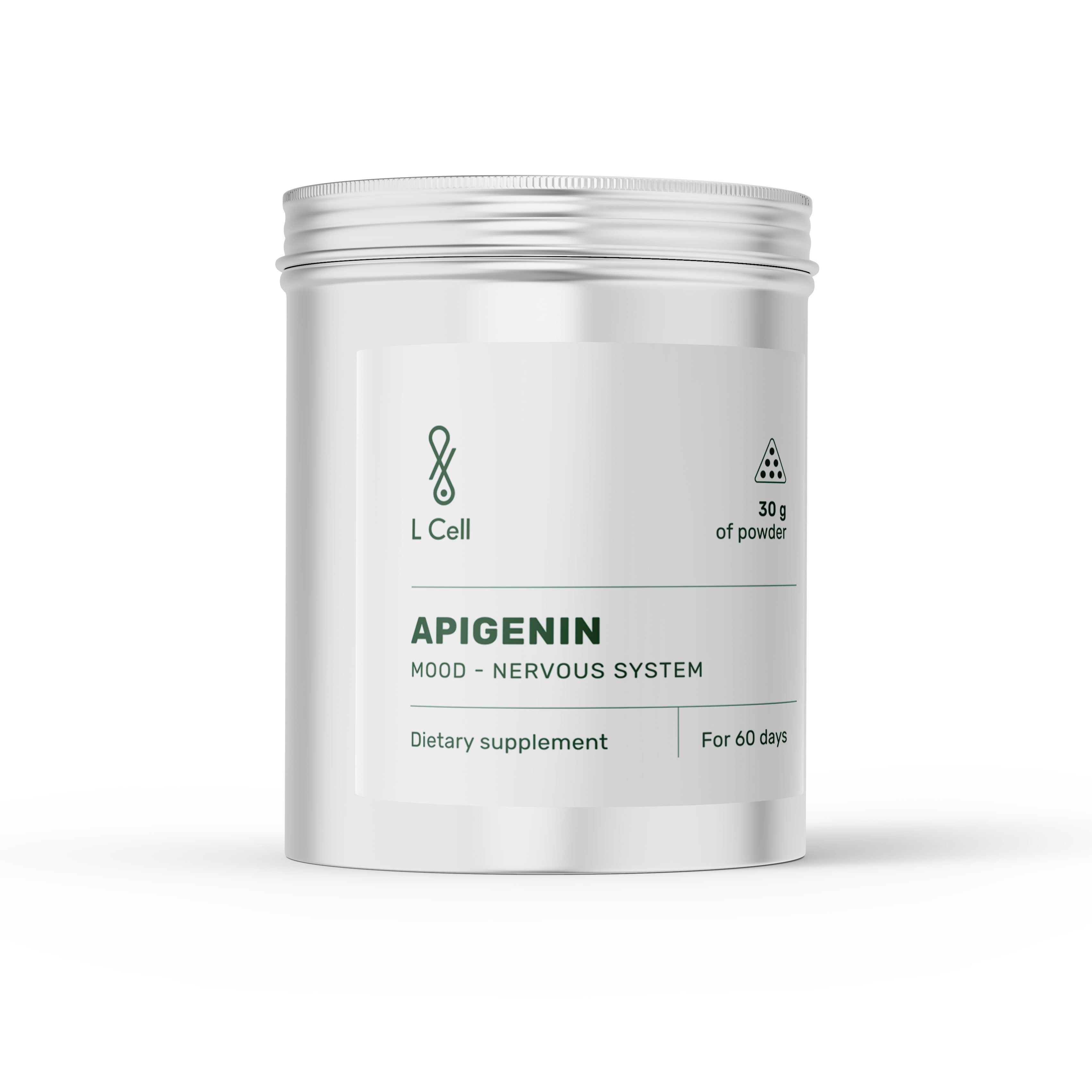 Apigenin Powder 30g (60 servings, >98% purity)