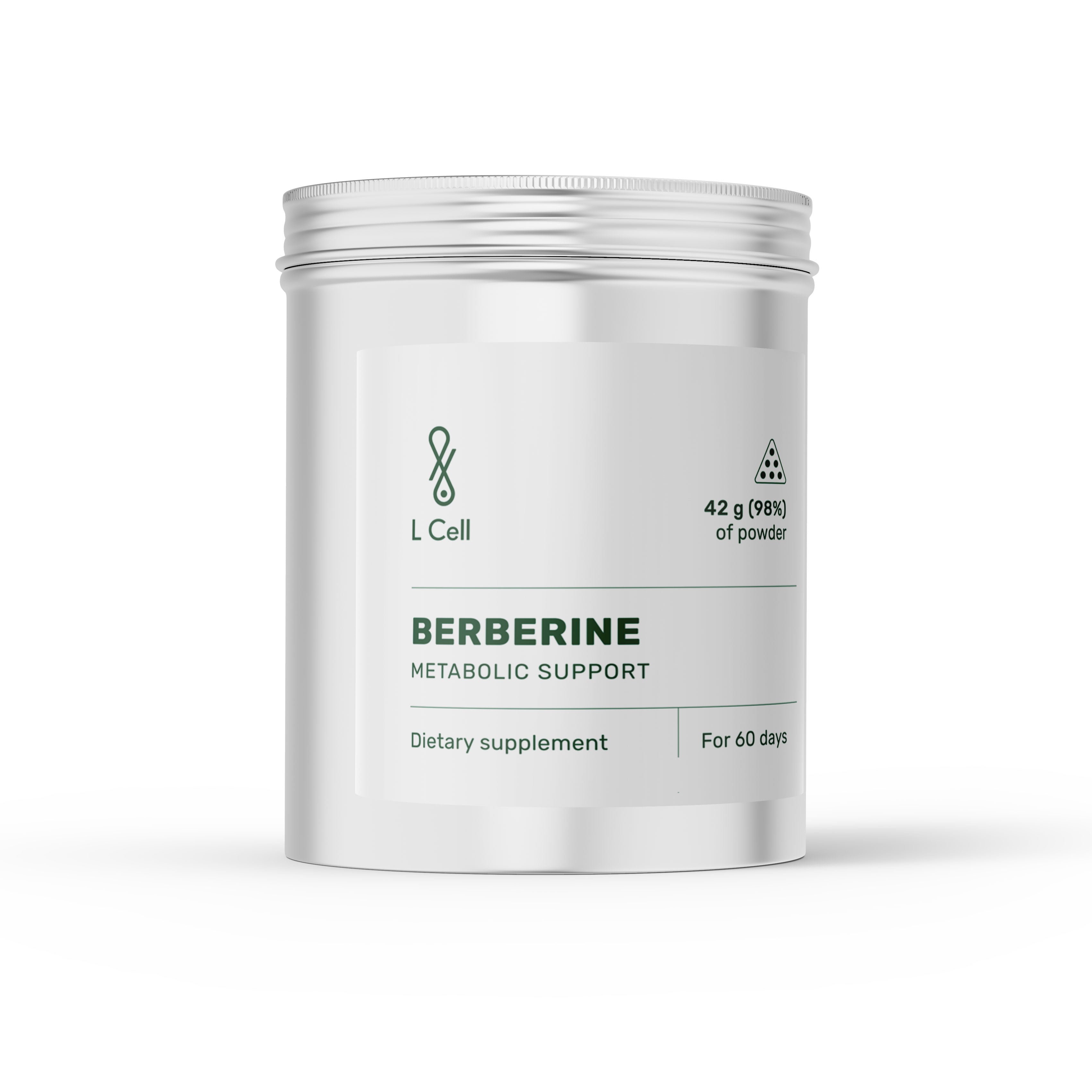 Berberine Powder 42g (60 servings, >98% purity)