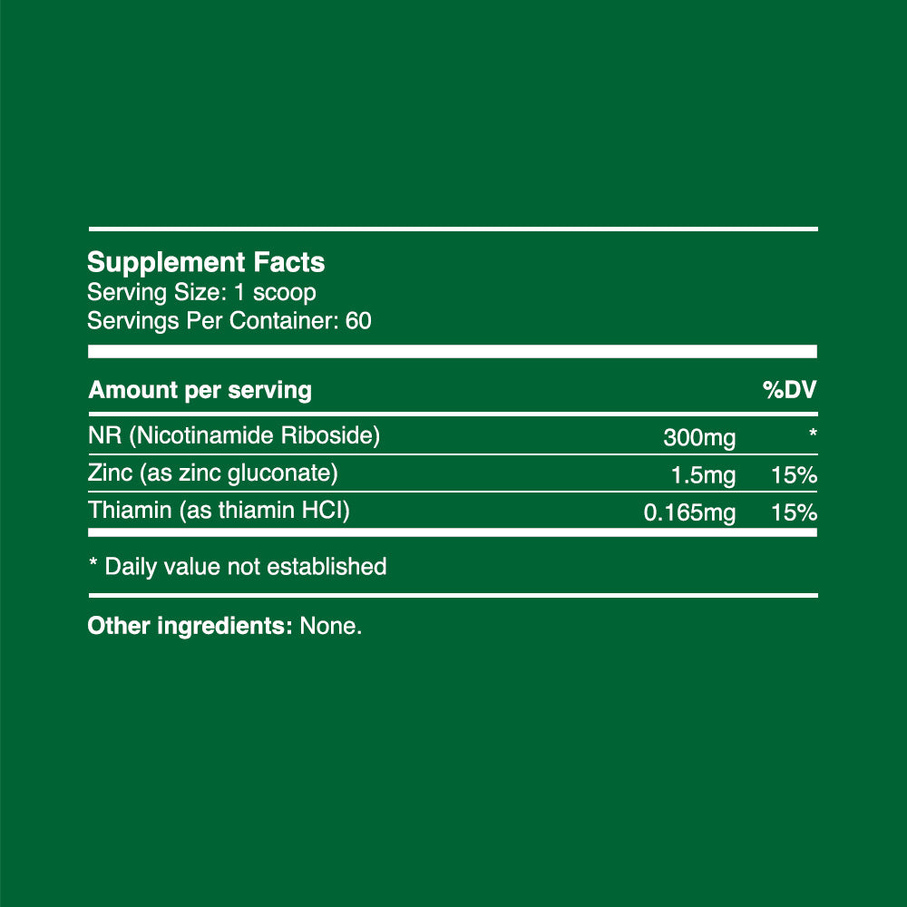 NR Powder 24g (60 servings, >98% purity)