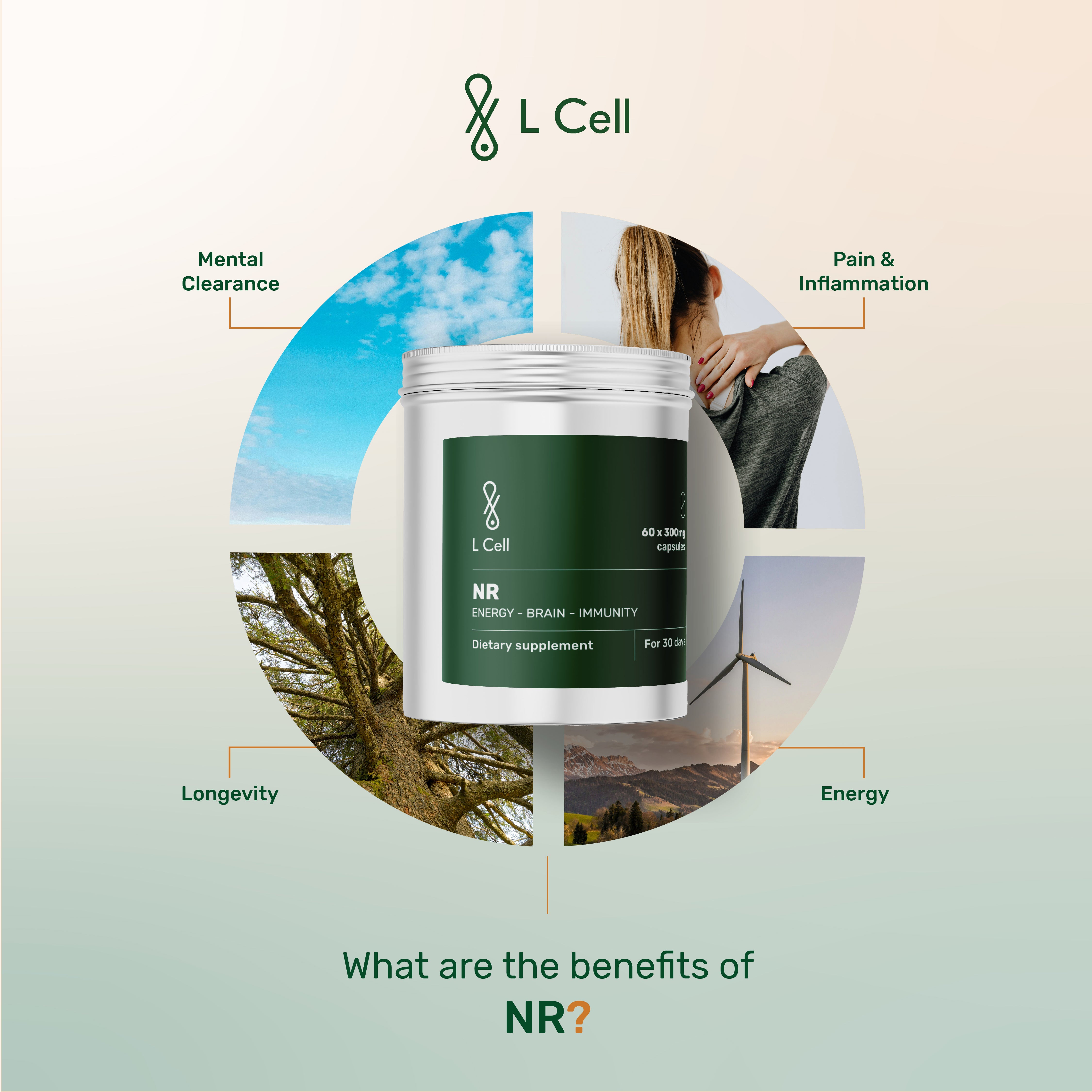 NR Capsules 300mg (60 servings, 60 caps)
