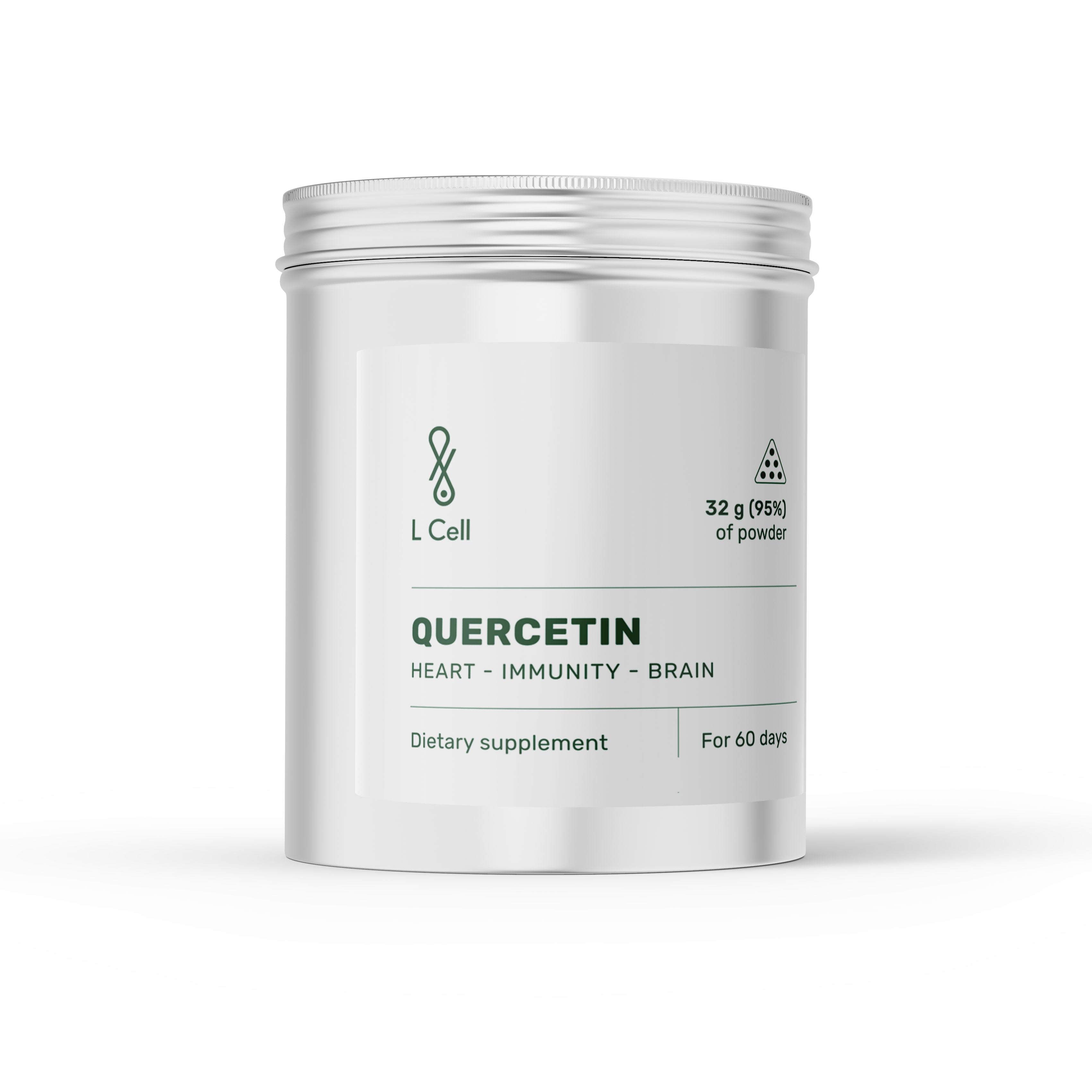 Quercetin Powder 30g (60 servings, >98% purity)