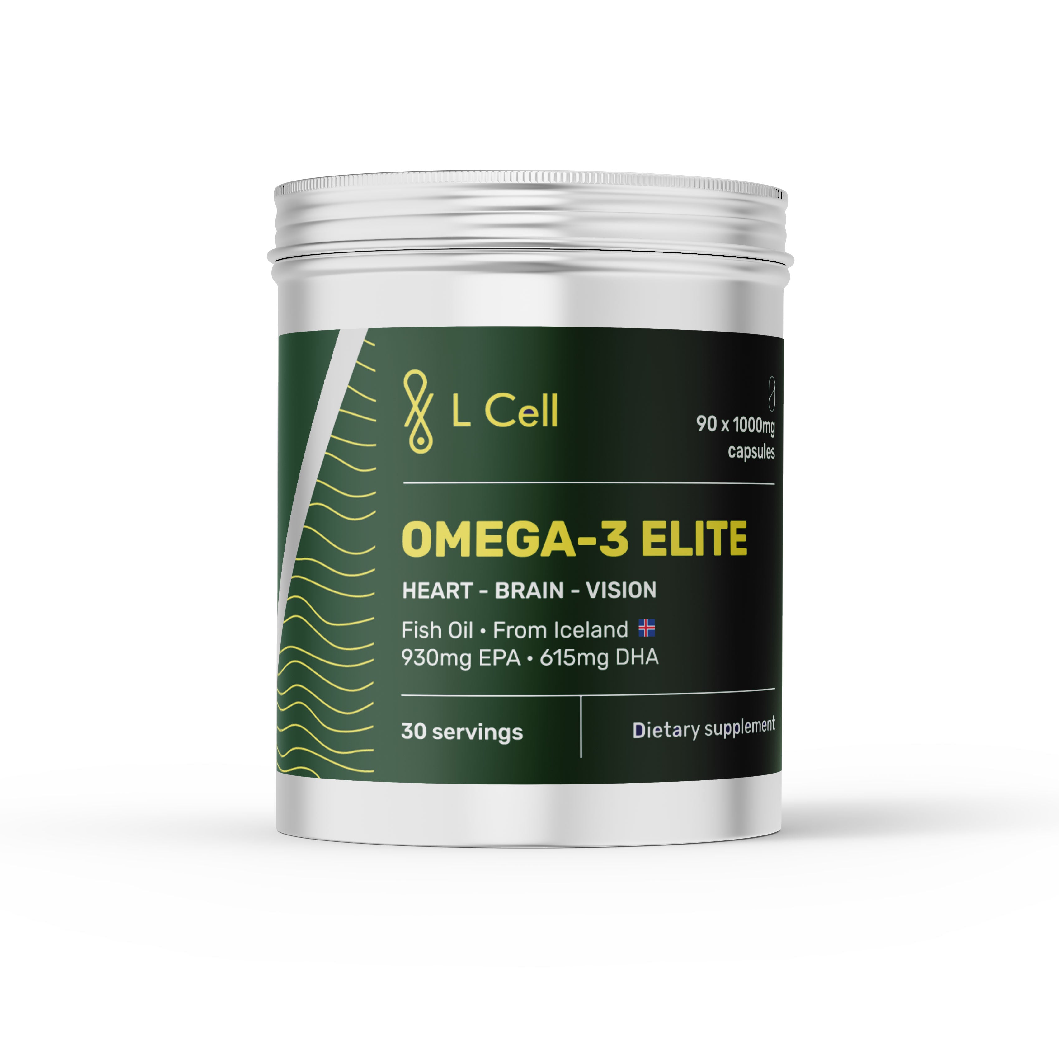 Omega 3 Elite Fish Oil Capsules 3000mg (30 servings, 90 caps)