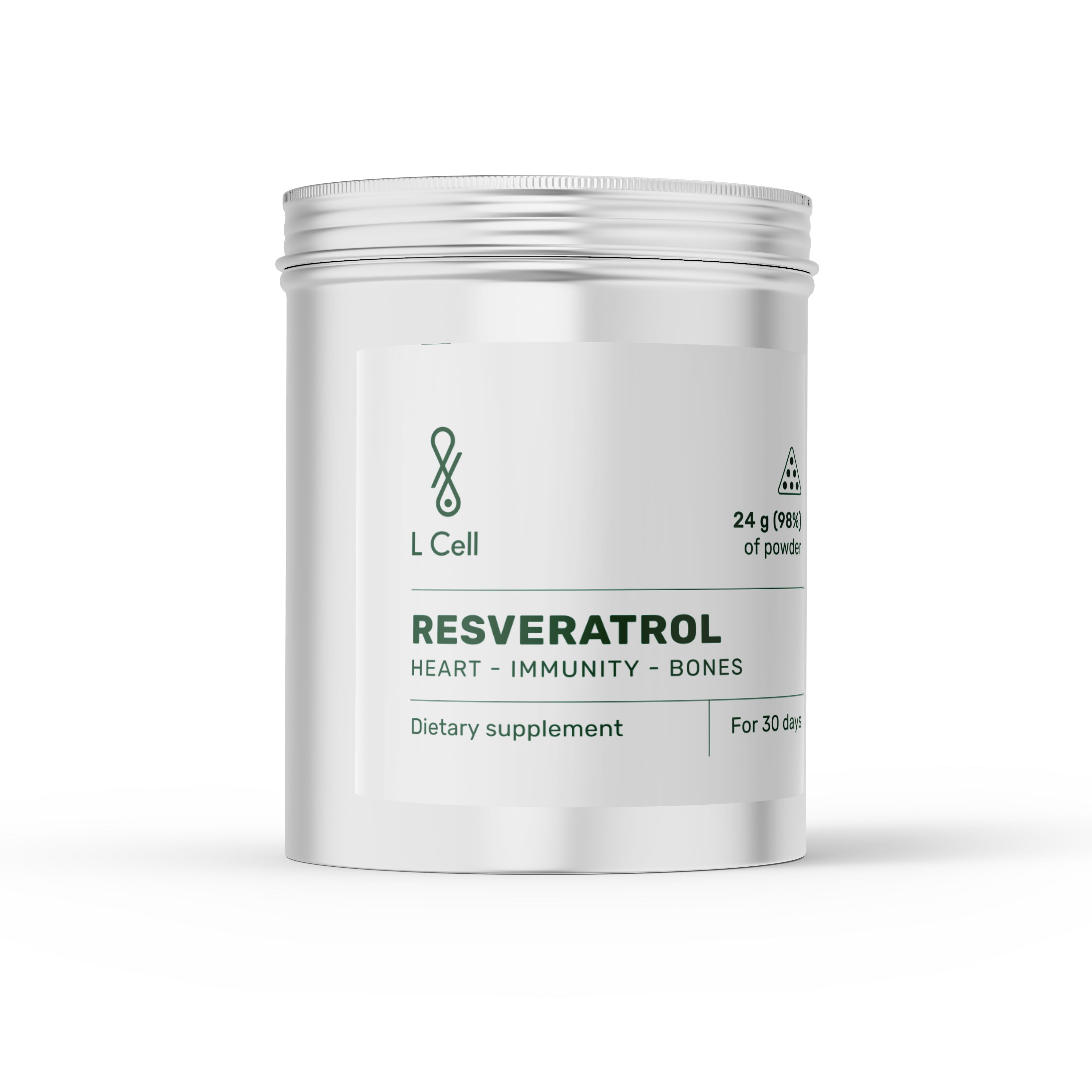 Trans Resveratrol Powder 24g (30 servings, >98% purity)