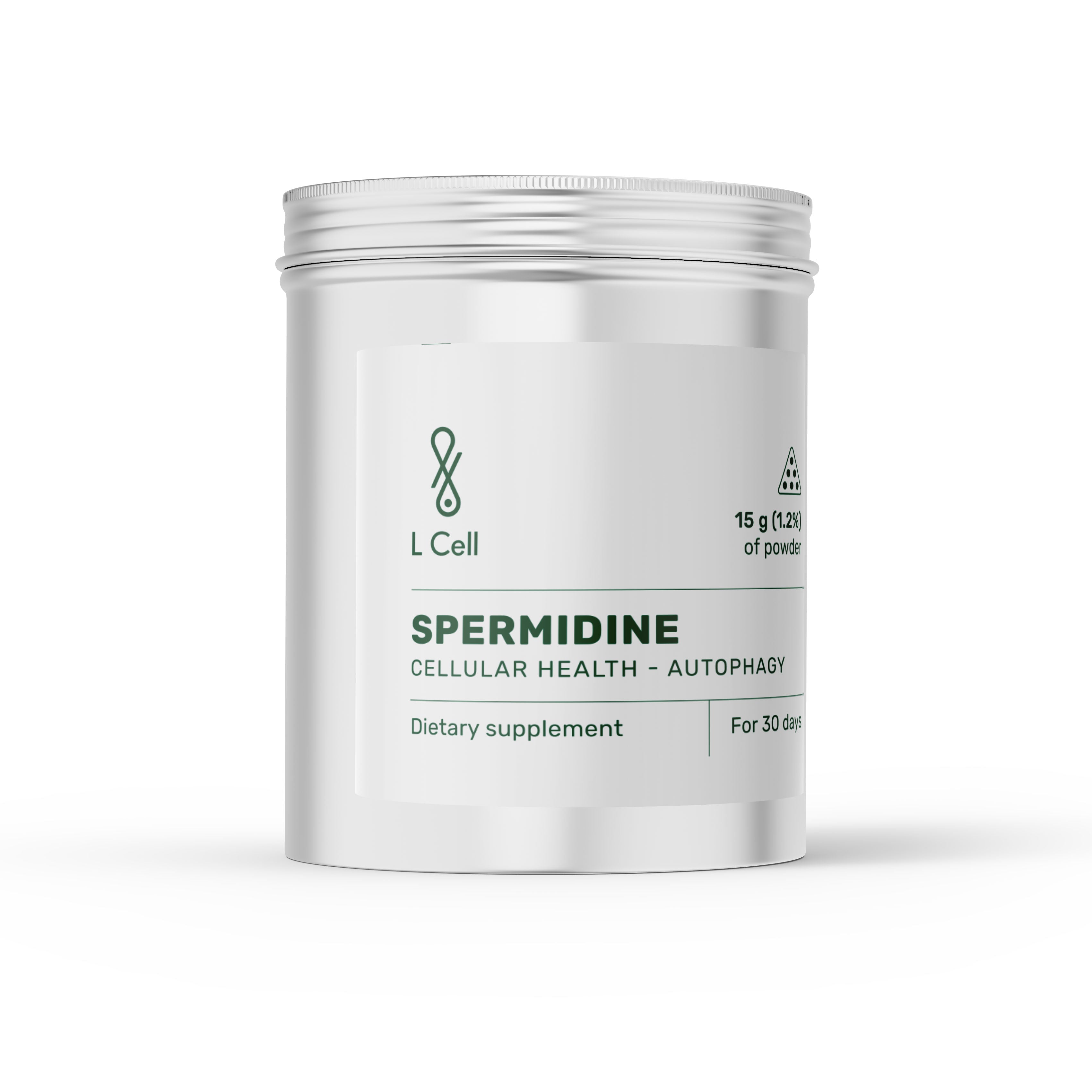 Spermidine Powder 15g (30 servings, 1.2% concentration)